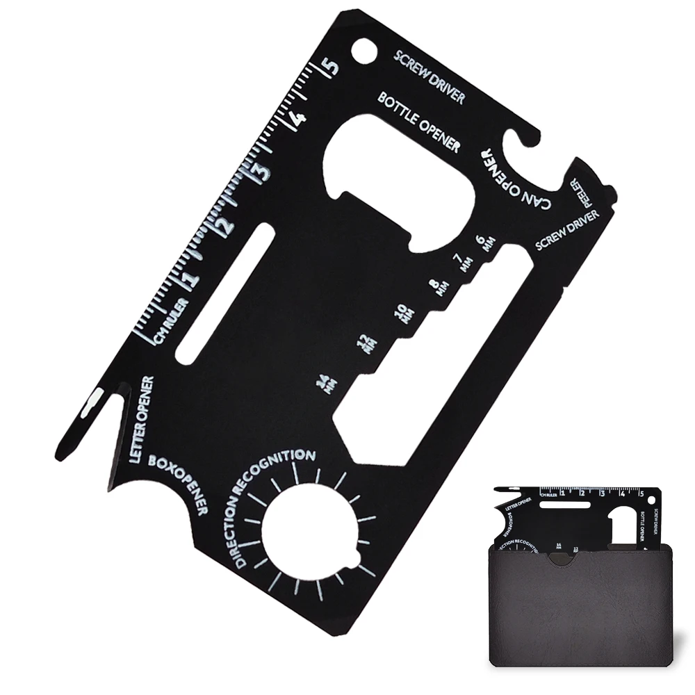 Mini Pocket Survival Business Multi Function Knife Credit Tool card camping gift item card tool