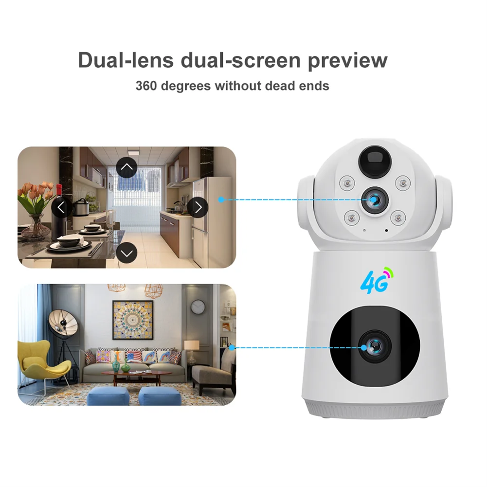 Two-Way Voice Motion Detection Night Vision PTZ WiFi Wireless Indoor Outdoor Cctv Home Security IP Camera System