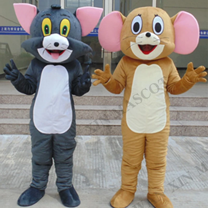 Alvin and Chipmunk Squirrel mascots adult costumes costume mascot plush mascot costume