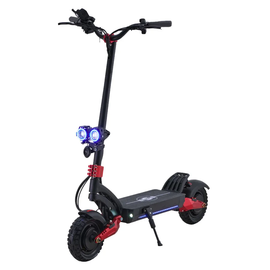 Gerui Dual Motor Off Road 2000W Electric Scooter 10 Inch 52V 23ah Fast Electric Scooters Powerful Adult OEM ODM Manufacturer