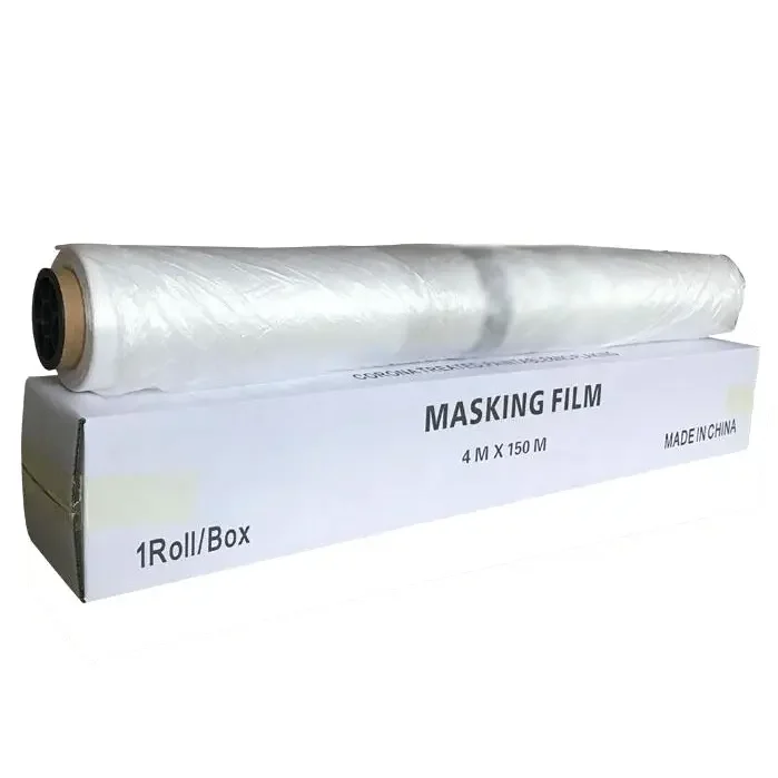 High Quality Car Spray Paint  Plastic Film HDPE Protection Plastic Masking Film Roll Protection Film