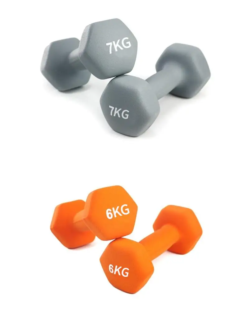 
Wholesale new popular gym fitness cross fit equipment accessories Neoprene dumbbell -STRAIGHT HANDLE 