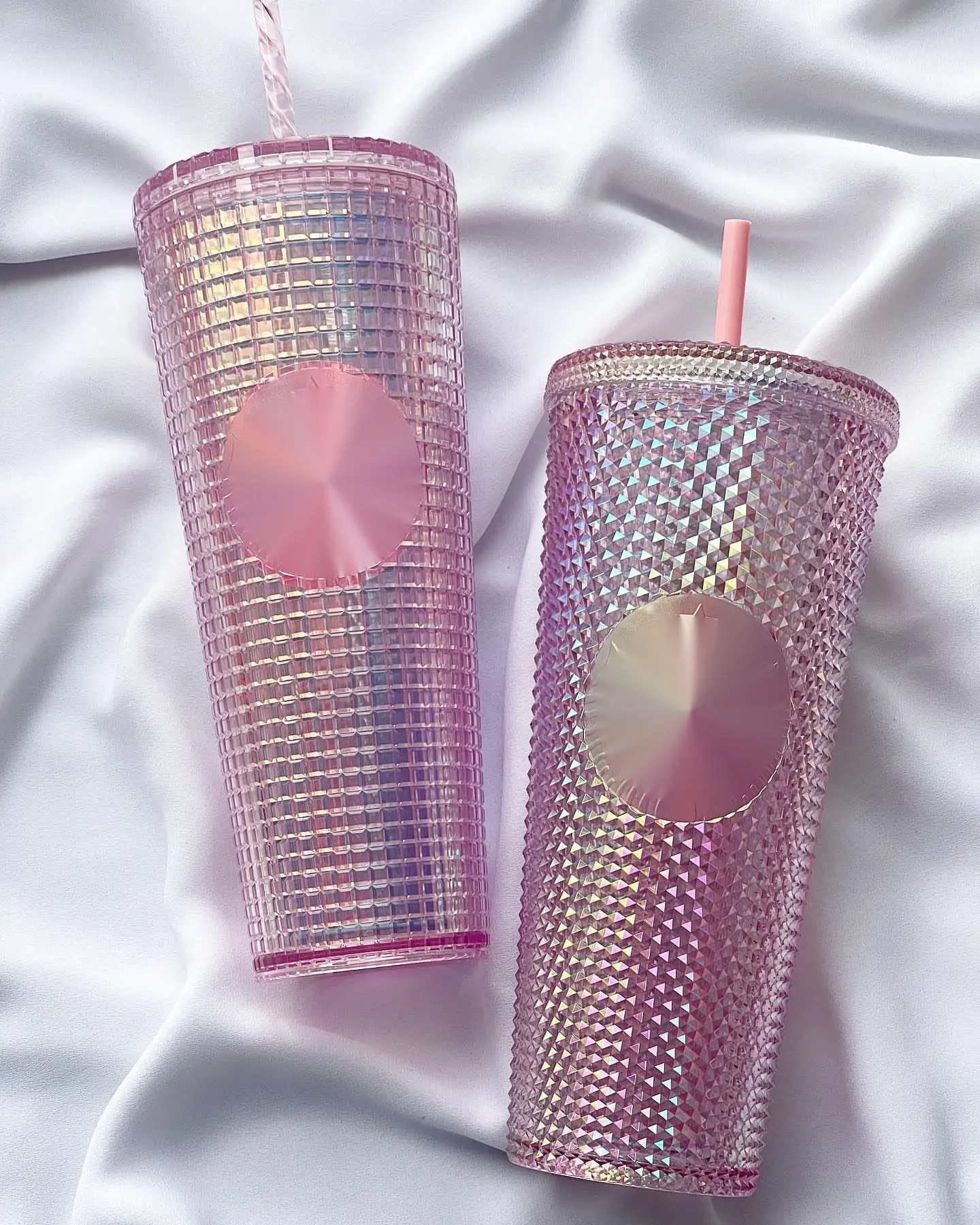 OEM Acceptable Manufacture 24oz/16oz Reusable Plastic Cup Double Wall Tumblers With Lid and Sraw