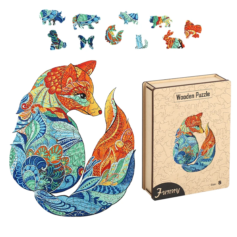 wooden animal family puzzle wooden toy animal puzzle wooden jigsaw puzzle