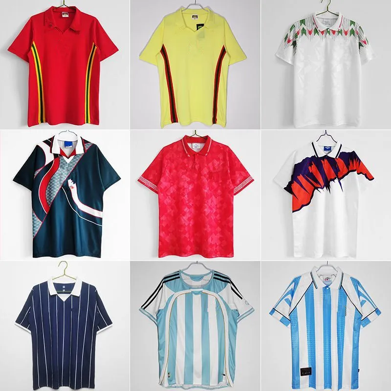 Wholesale Vintage Soccer Wear Uniform Adults Sports Soccer Jersey Custom Logo And Name Football Jersey Mens Soccer Team Wear
