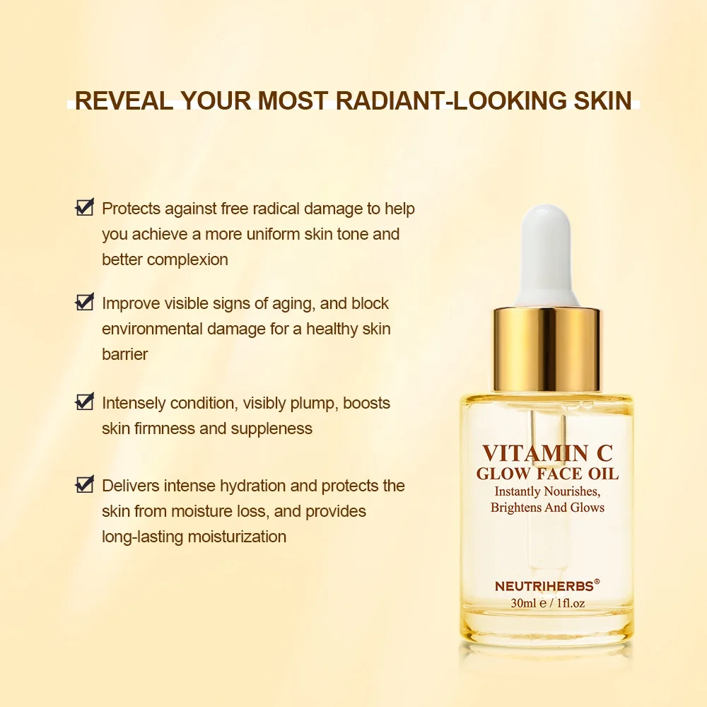 Skin Care Improve Visible Signs Aging Glow Face Oil 30 ML