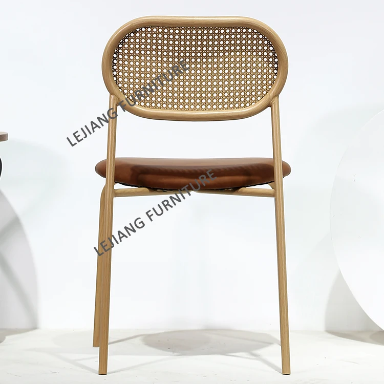 Cheap Wholesale Outdoor Nordic Modern Room Rattan Dinning Restaurant Dining Chair For Dining Table Restaurant Dining Room