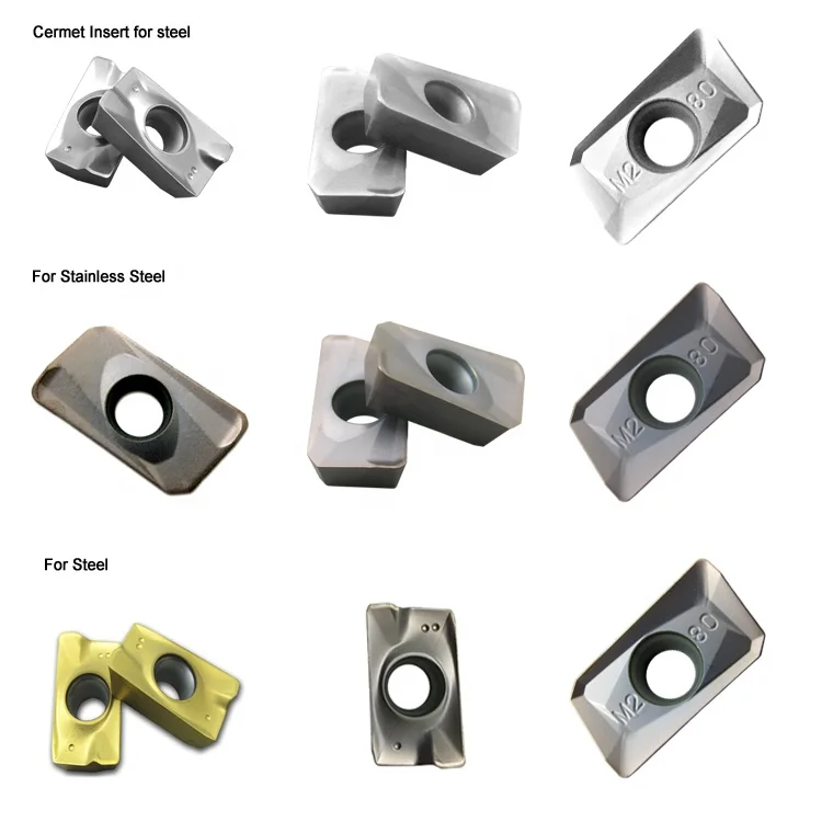 Lnmu0303zer tungsten carbide inserts with high speed cutters for milling machine