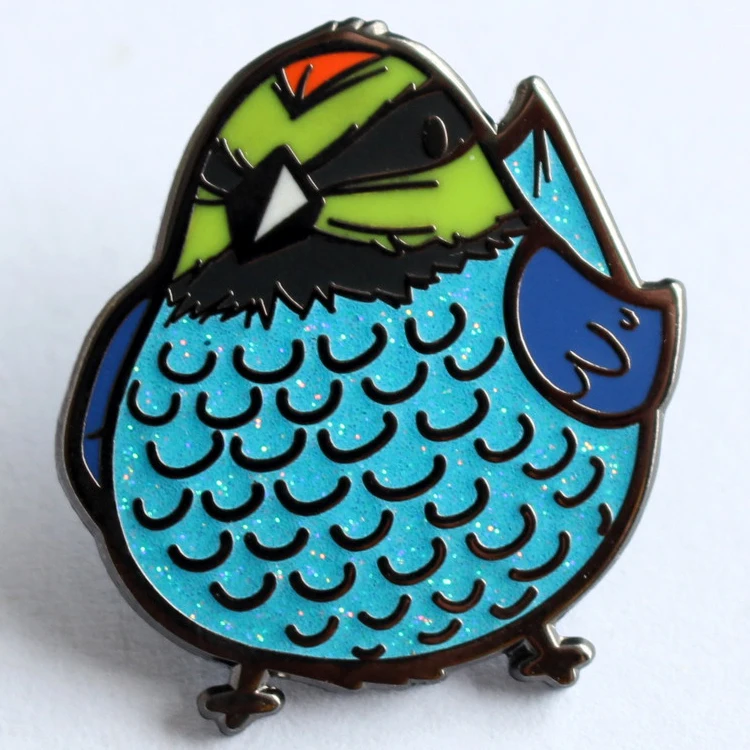 Custom positive enamel pin fight enamel pin and bat metal badge