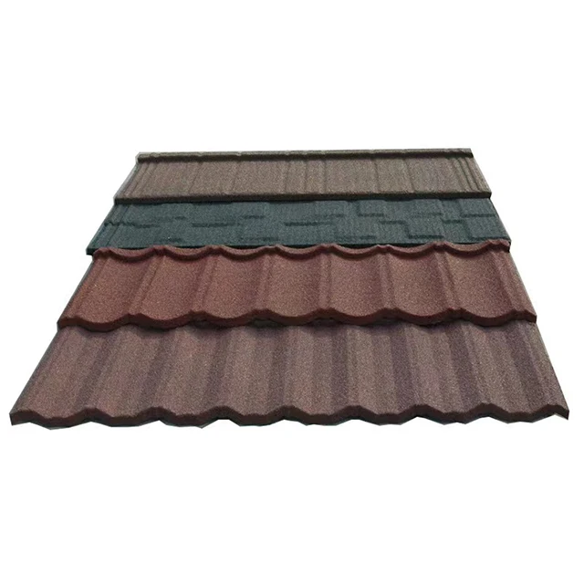 Factory Supply FRP Roof Tiles Color Stone Coated Metal FRP Roof Tiles Lightweight FRP Roof Tile For Building