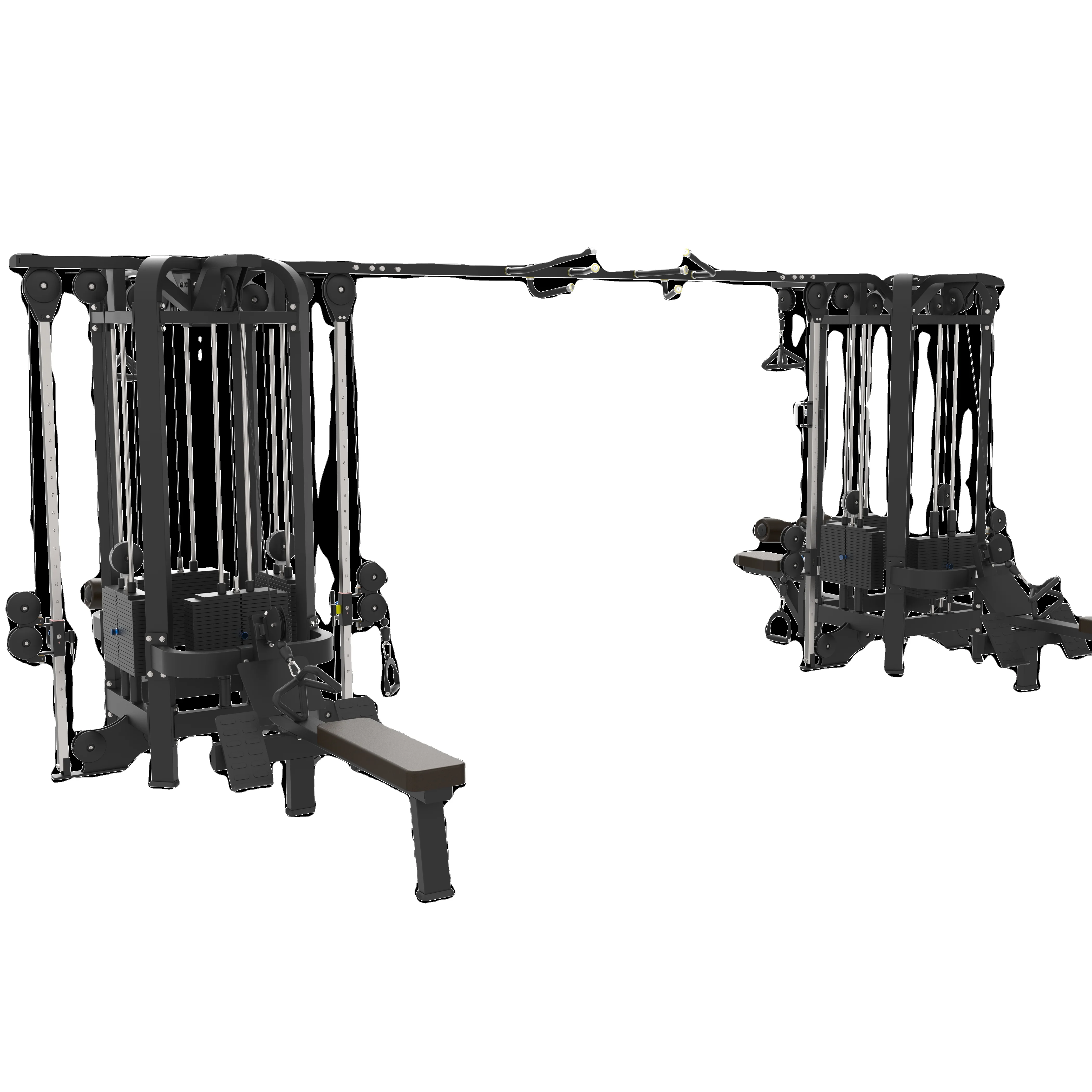 China Commercial Gym Equipment Strength Machine Multi-Jungle 8 Station For Body Building