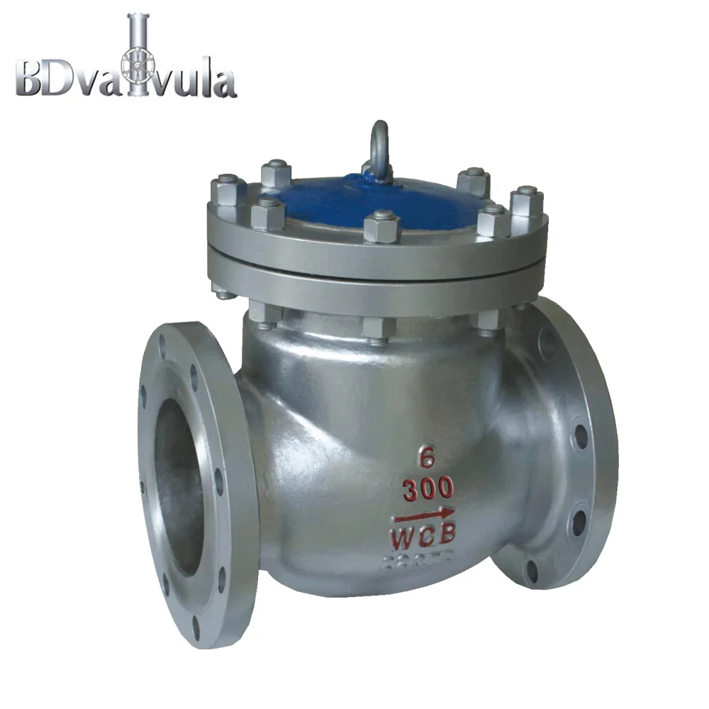 DN65 Class150  Cast Iron Flanged Swing rubber one way non return Check Valve price