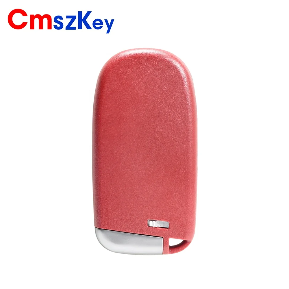For Chrysler Jeep Dodge Charger Challenger Dart Durango 5 Button Smart Remote Car Key Fob Shell Case Red