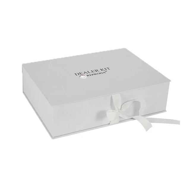 Manufacturer wholesale price folding box storage magnetic luxury gift box with ribbon bow cheap personalized shoe magnetic box