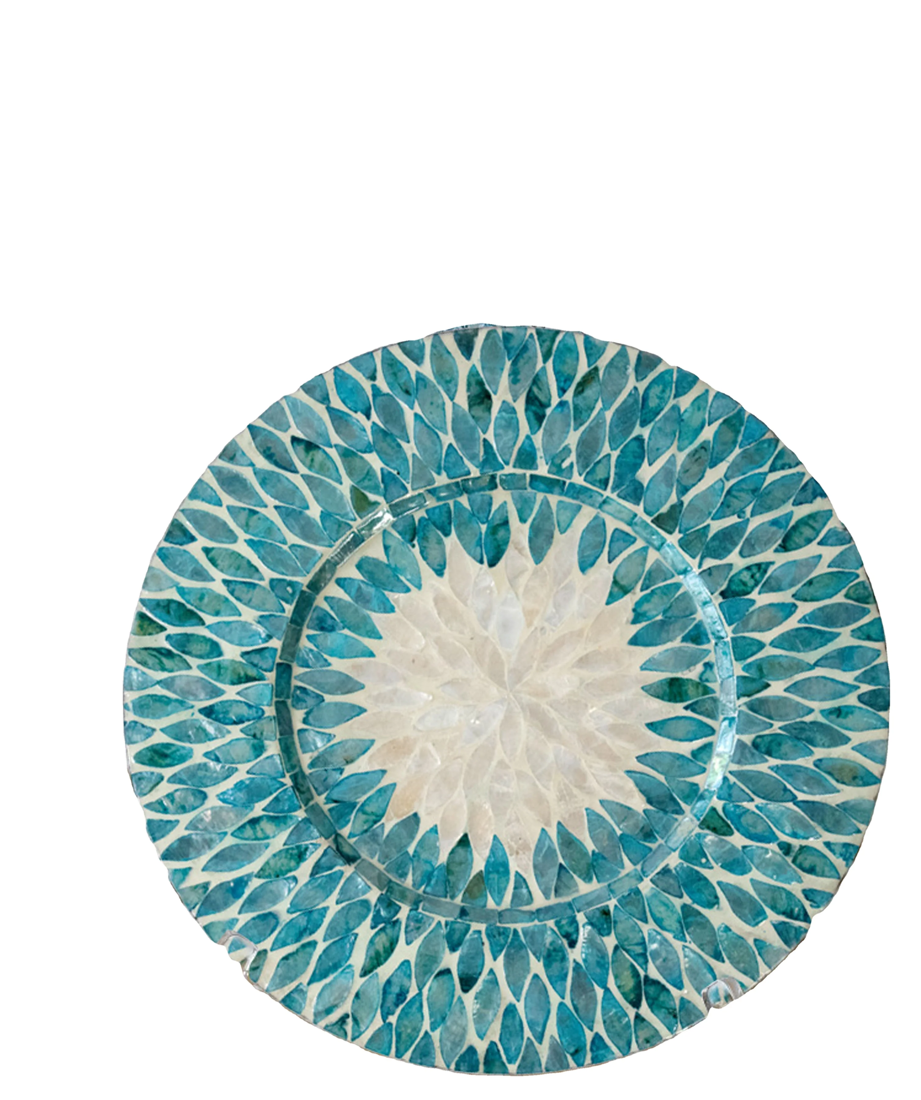 Top quality handwoven Gold charger plate mother of pearl placemats luxury placemats home decor from Viet Nam 2021