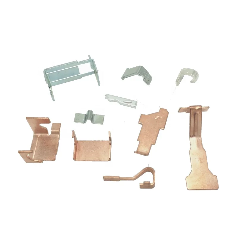 Custom Fabrication Services copper brass aluminum stamping parts for MCB accessories