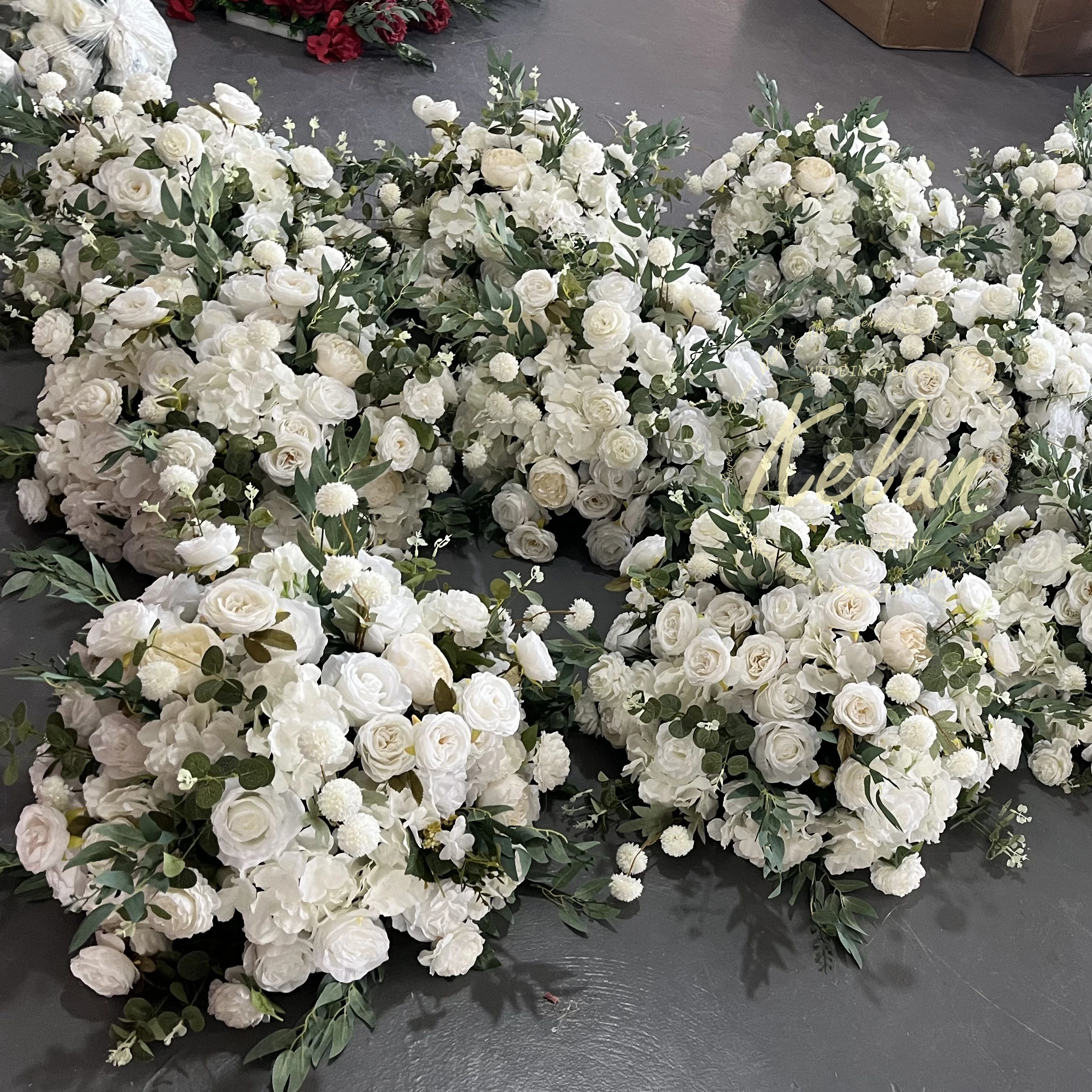 A-FB090 Wholesale artificial pink flower ball wedding centerpiece silk rose flower ball center piece for wedding decor