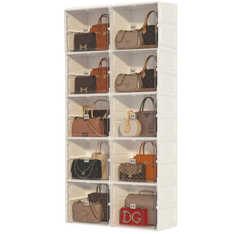 factory supply customized logo luxury foldable shoe cabinet storage rotary shoe cabinet for living room hotel