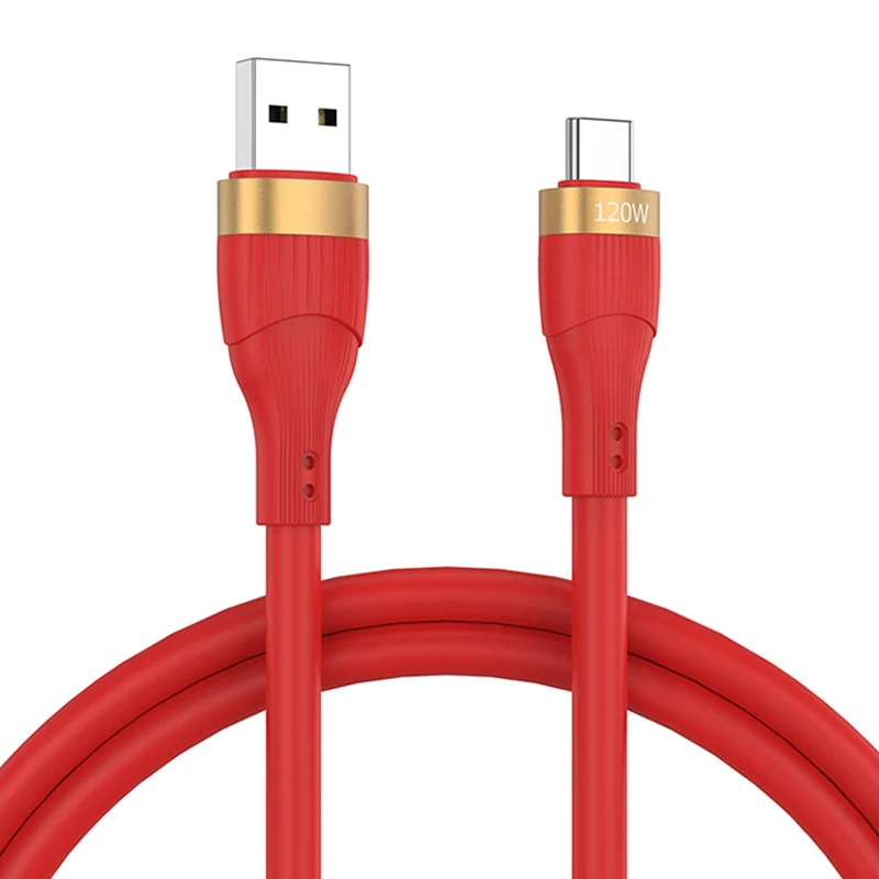 Wholesale stock 1.2M 6A Type c fast charge usb cable 3.0 cell phone USB C Quick Charging data cables