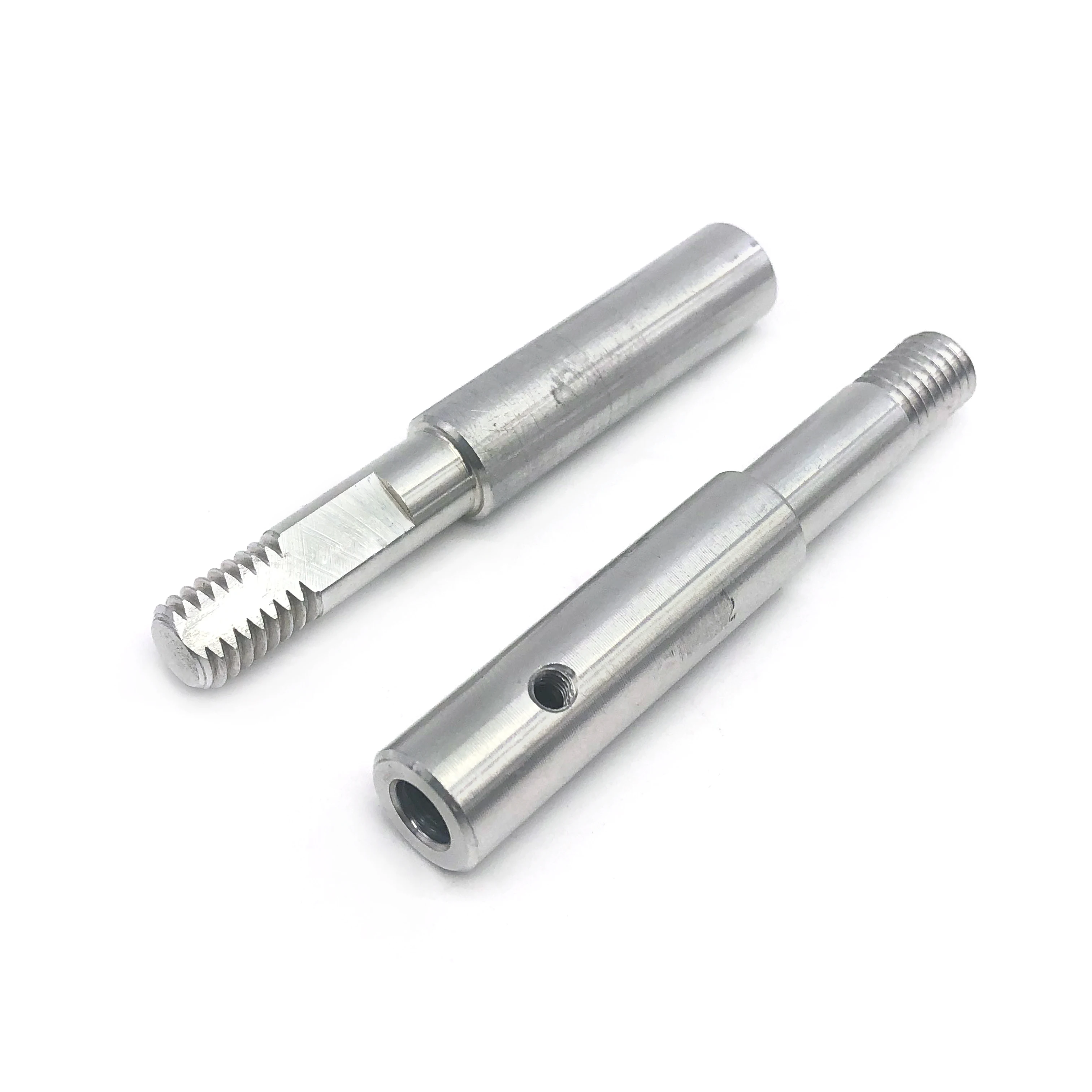  Factory custom stainless steel zinc plated threaded knurled shaft dowel