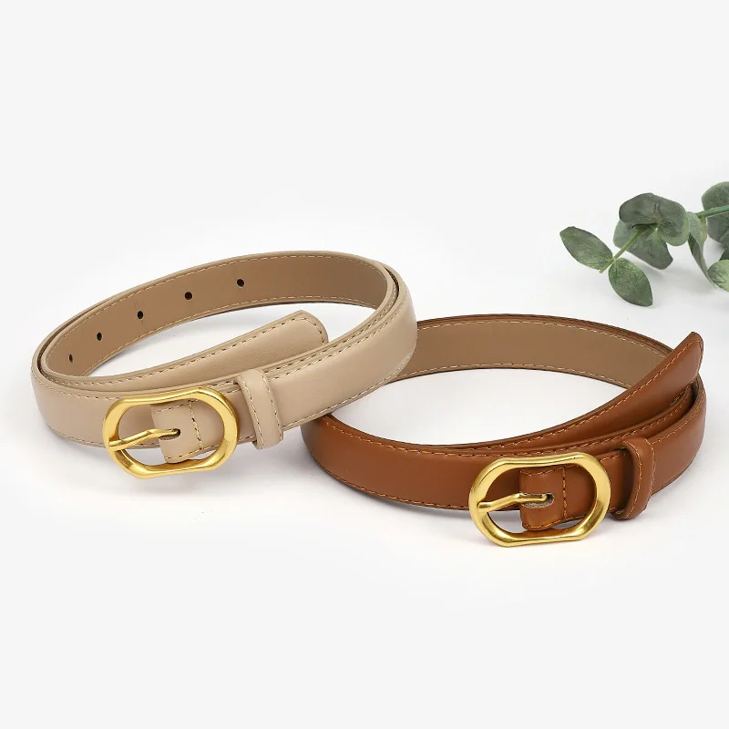 Korean Style PU Jeans Waist Belt Woman Leisure Casual Pin Buckle Student Belt Fashion