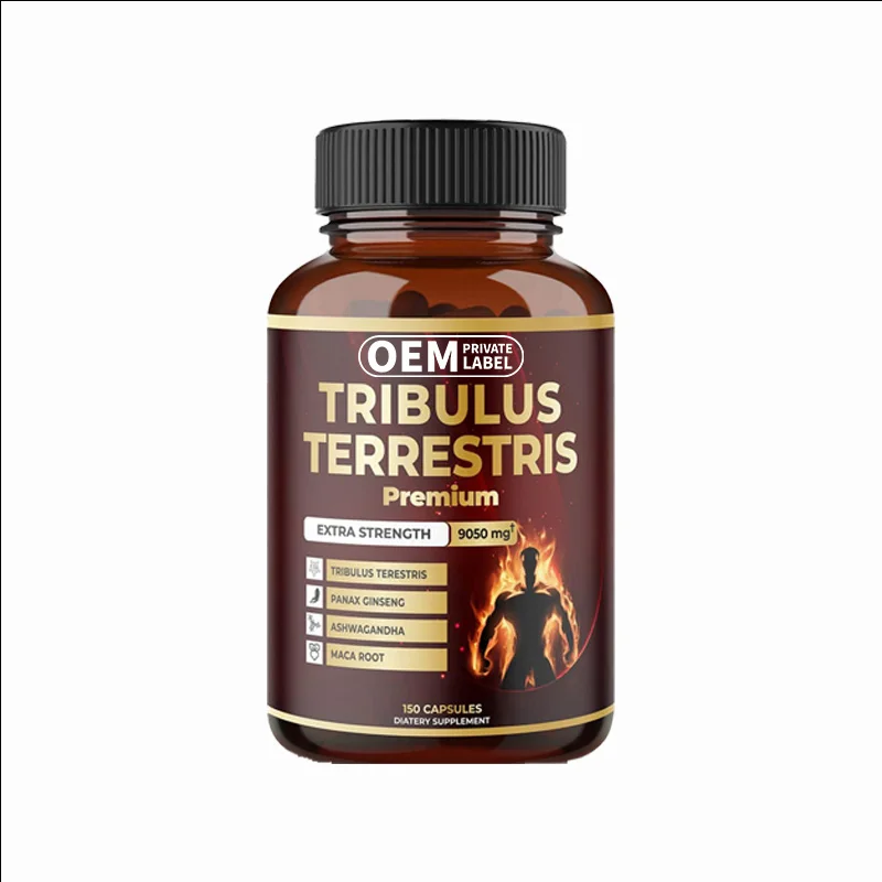 Tribulus Terrestris Capsules with Ashwagandha & Maca Root Extra Strength for Energy & Stamina Strengthen Dietary Supplement