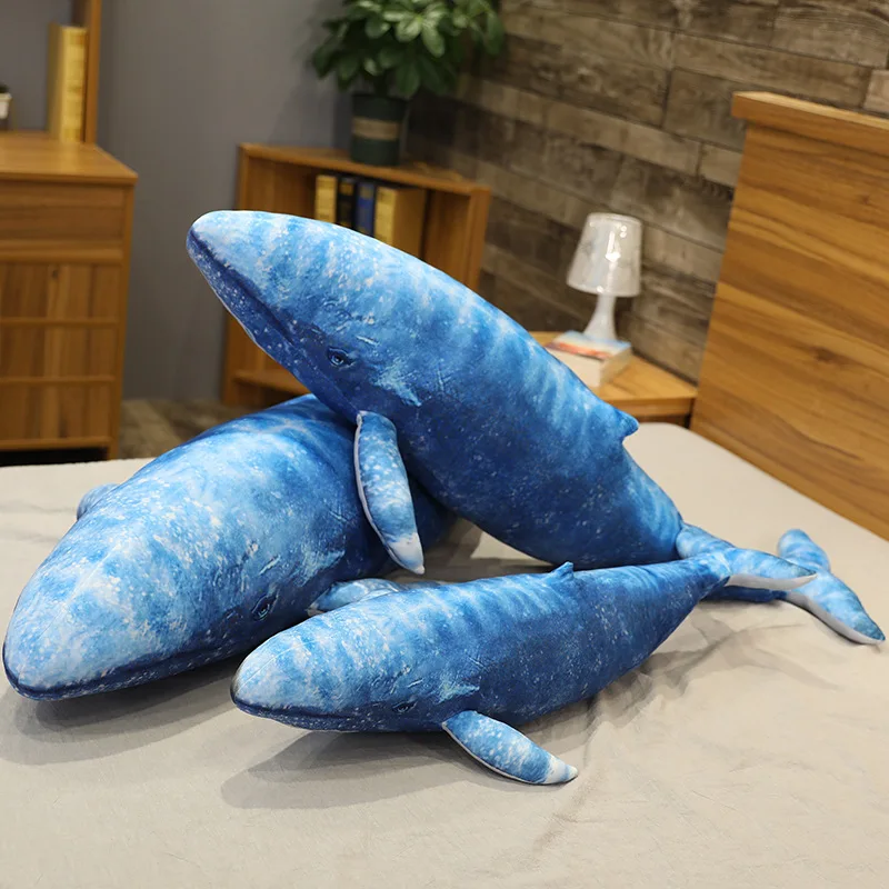 Giant Custom Design Whale shark Plush Toy blue whale pillow plush toy Stuffed toy Animal Plush Whale