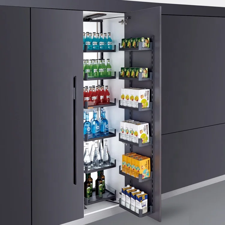 
Kitchen Cabinet Pantry Organizer Pull Out Soft-close Tall Unit 