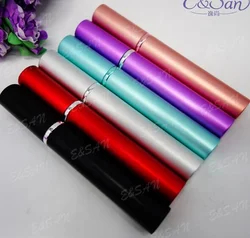 L01H-4ML STOCK Wholesale Colored Aluminium Pipe With Skull Cap Glass Refill Empty Perfume Aluminium Atomizer Spray Bottle high