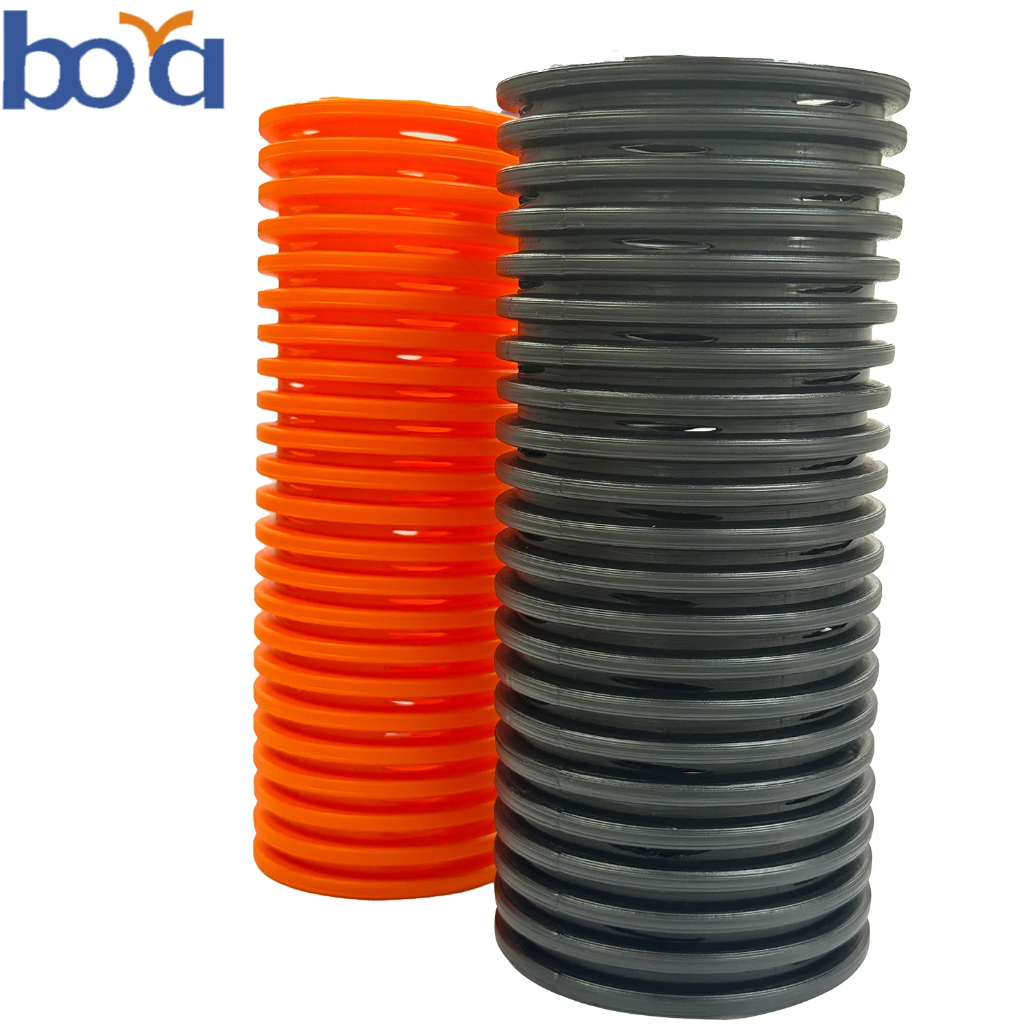 HDPE plastic drainage corrugated pipe with sock