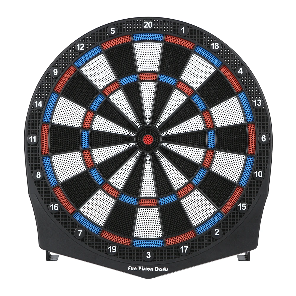 Tabletop throwing game Environmentally friendly plastic dartboard with guided target holes and 6 darts