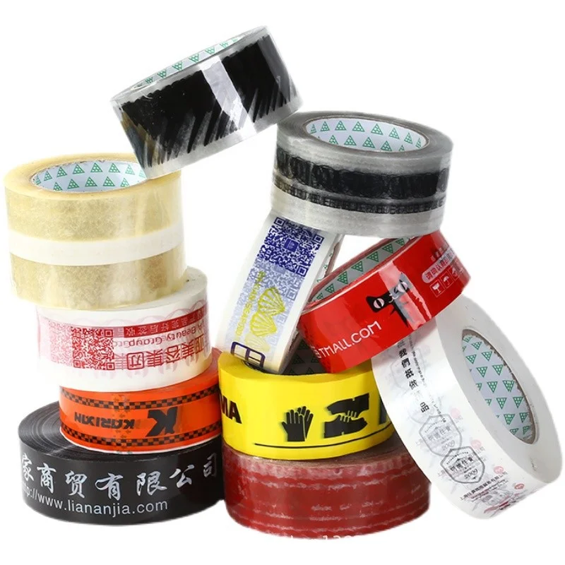 Customized Adhesive Package Carton Sealing Tape Packing Tape With Logo Bopp Printed Tape