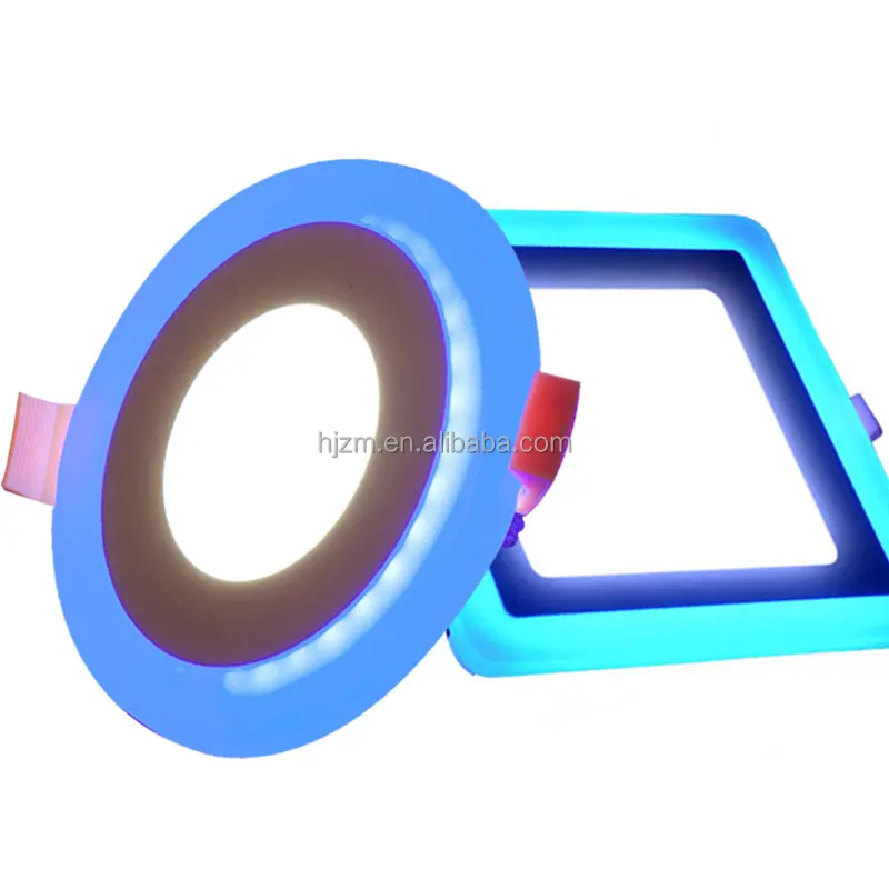 Round Square Multi Double Two Color Temperature Led Panel Light 18w 6w 3 3w Changing Thin Panels
