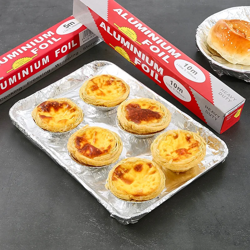 Kitchen disposable aluminum foil paper roll wholesale BBQ tin foil 30 cm width