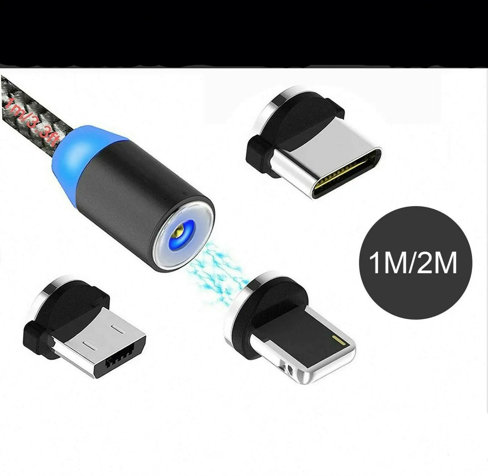 Free Shipping Factory Price Magnetic Charging Cable 3 in 1 USB cable in Mobile Phone Cables