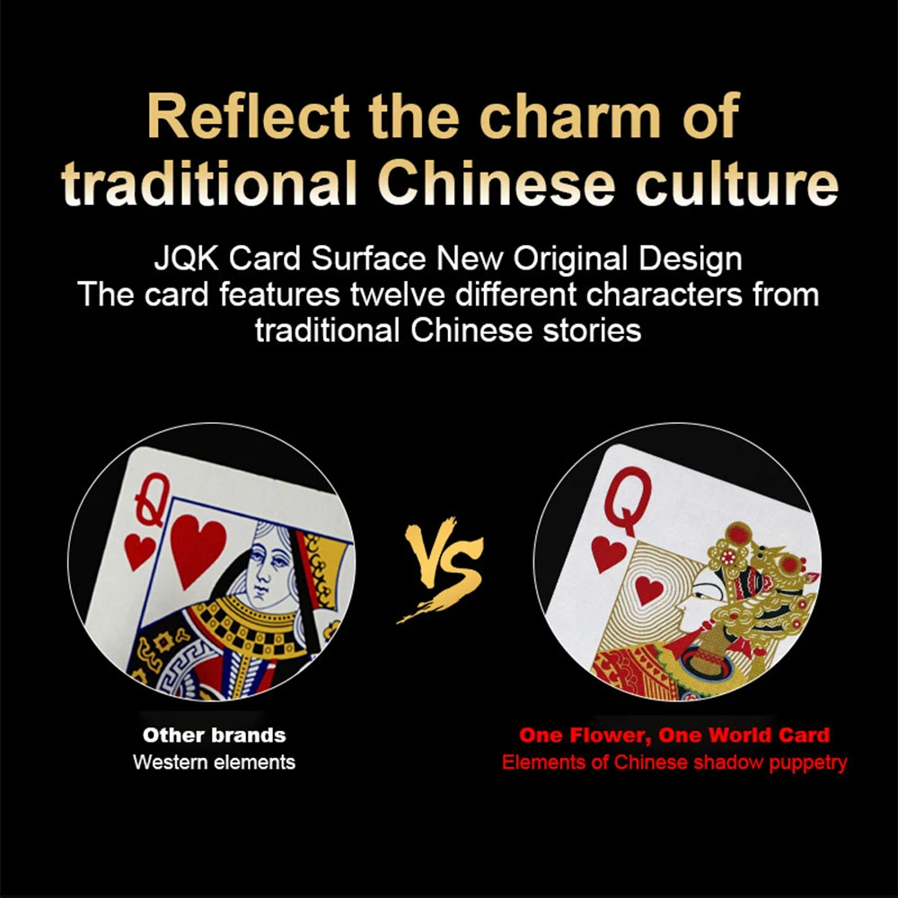 Original Design Playing Card Deck Game Gameplay Paper Material Table Poker for Party Gatherings