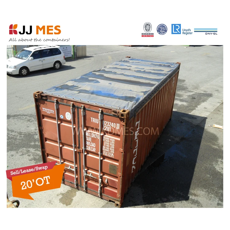 Open Top used 20ft container for sale in China