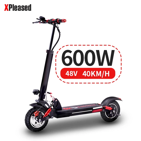 Good Quality 48V 600W 10 Inches 2 Wheels Stand Up Folding Electric Kick Scooter