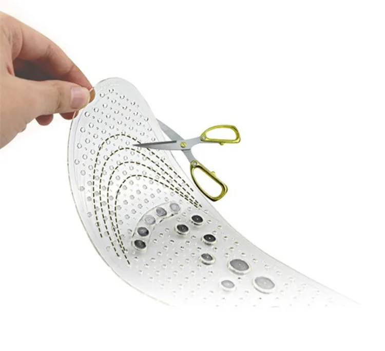 Transparent Transparent High Quality Silicone Gel Insoles For Shoes Eco-Friendly