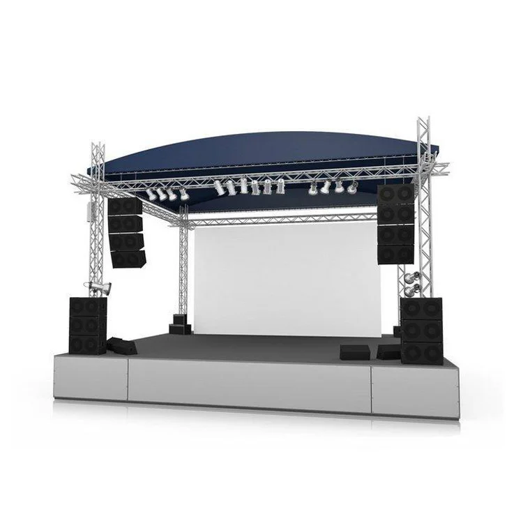 Customized Service Outdoor Event Used Concert Platform Stand Aluminum Spigot Frame Truss Structure