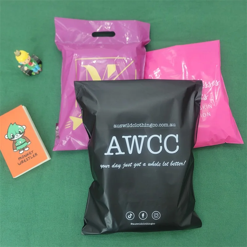 Custom Mailing Bags Eco New Plastic Thick Courier Postage Envelope Shipping Packaging White Poly Mailer Mail Bag for Clothing
