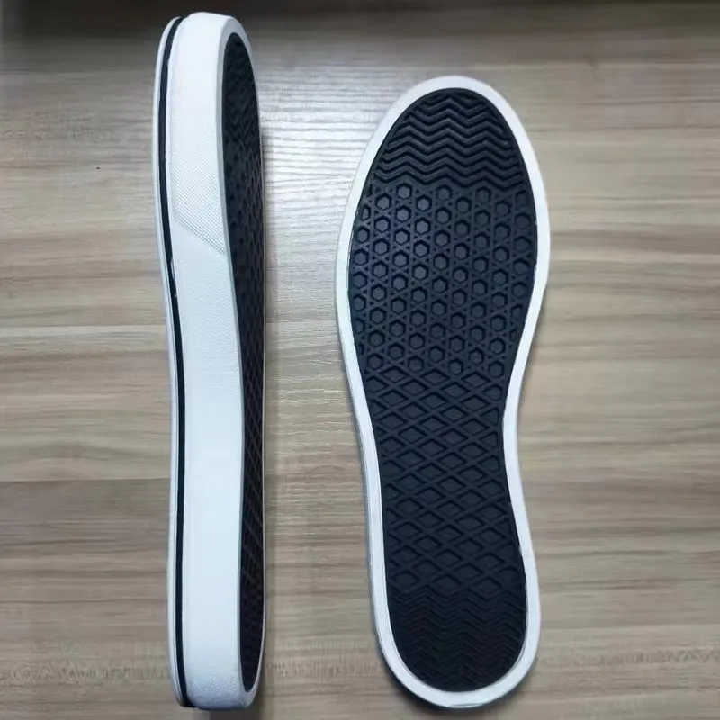 Factory manufacture of rubber soles