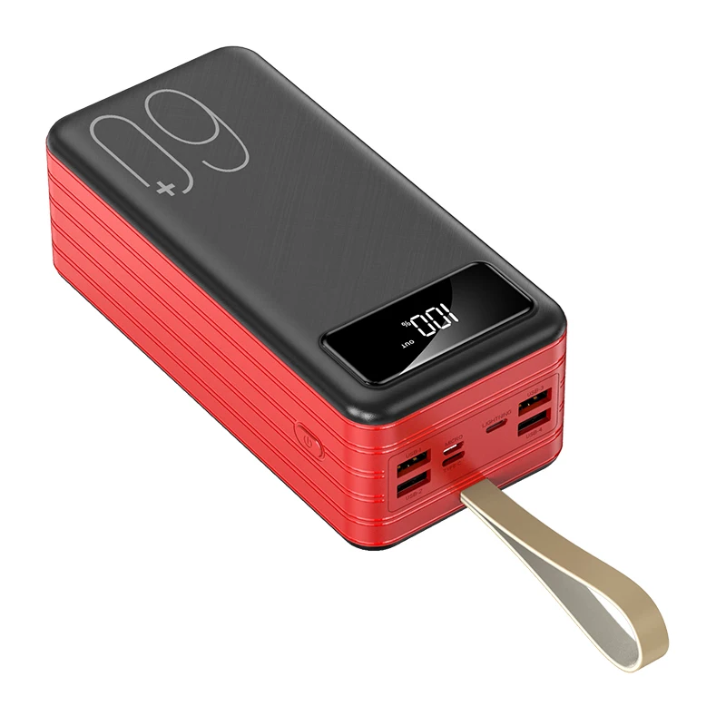 Wireless Laptop Power Bank 60000 mWh Portable Phone Laptop Power Bnak with lanyard for mobile phone office home outdoor