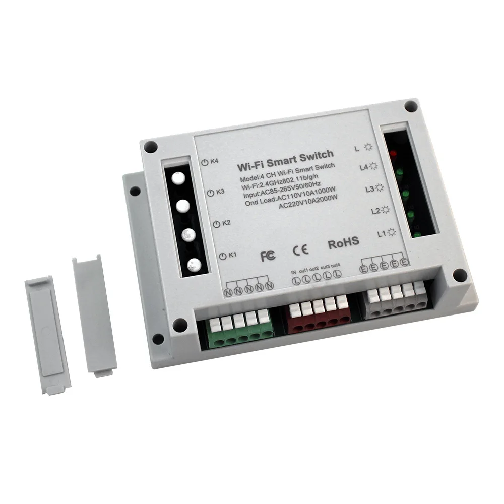 Tuya smart wifi/zigbee Bluetooth 4CH relay module switches remote control 8CH switch