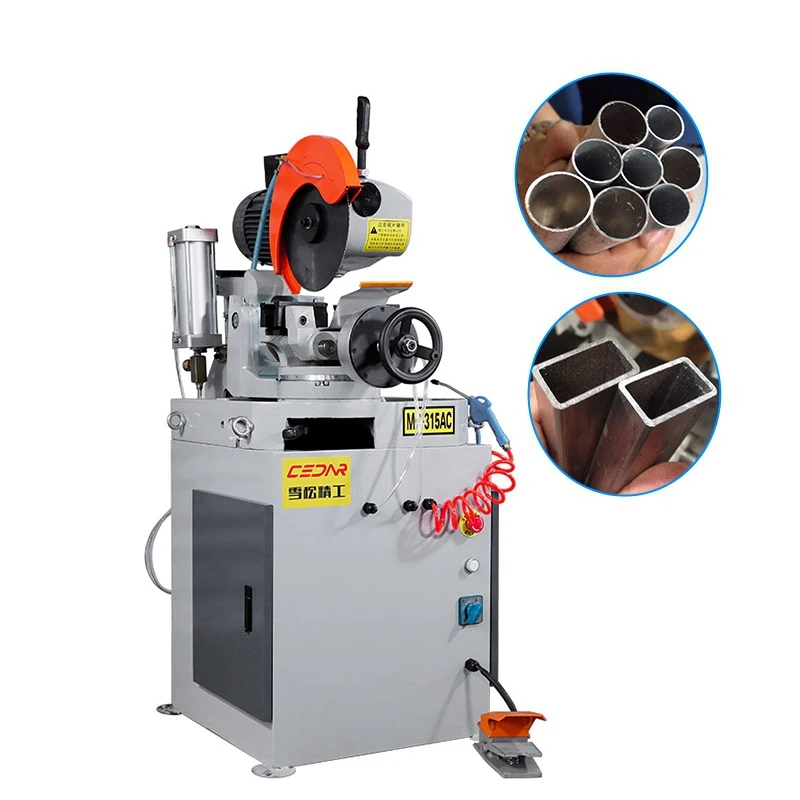 XS-315AC   pneumatic pipe cutting machine cut iron  steel pipe factory manufacture