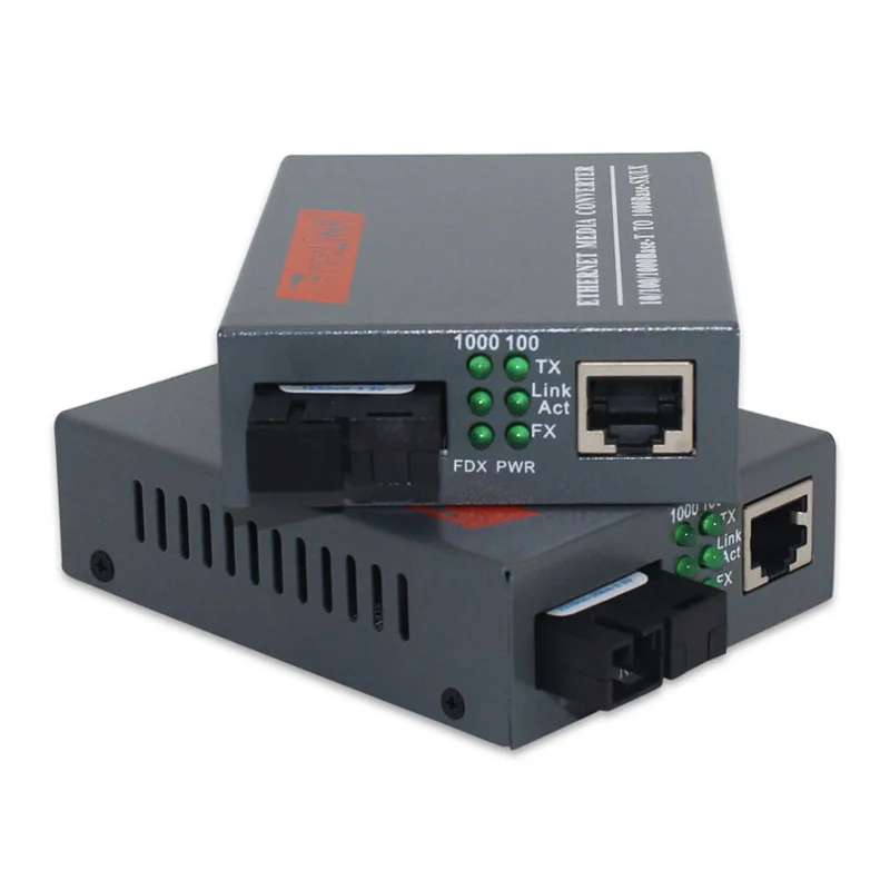 Best Price Netlink HTB-3200 10/100/1000M 3KM Single Mode Single SC Fiber Optic Ethernet Gigabit Media Converter
