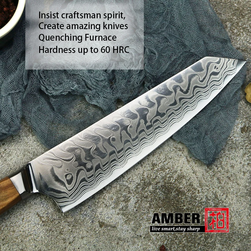 fast delivery damascus knife vg10 japan chef  kiritsuke messer