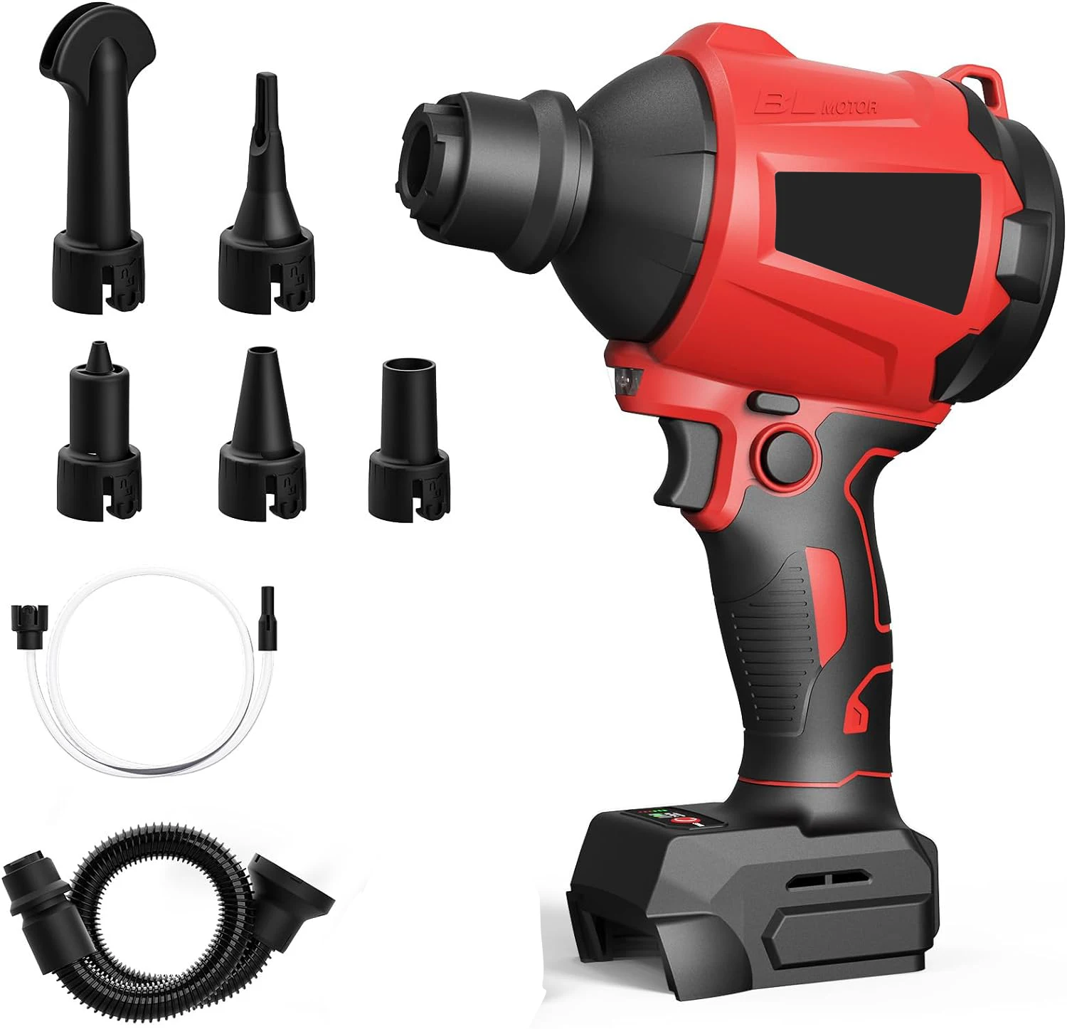 Cordless Dust Blower for Milwaukee M18 Battery, Leaf Blower Brushless Handheld Blower Sawdust Blower 447 MPH/39 CFM