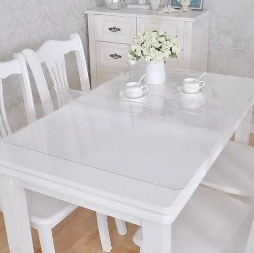 Customized width 800x1200mm Extra Large Clear Custom thickness transparent PE Anti Scratch Super clear plastic film