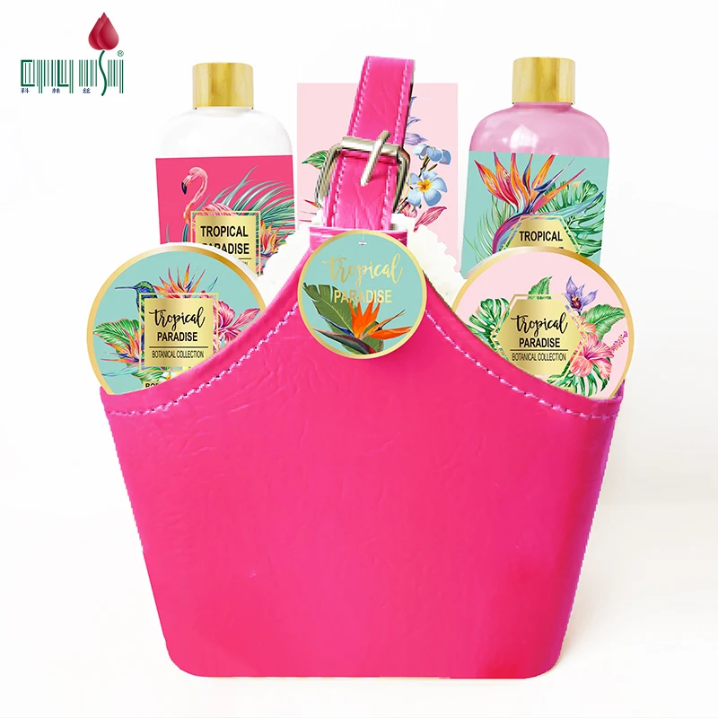 OEM private label body care set bath and body gift sets bath kit